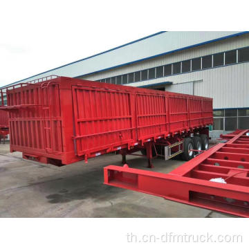 Good 3 Axle Lowbed Dump Semi Trailer Truck